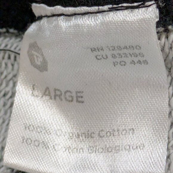 PACT Organic Cotton Ankle Zip Jogger Sweatpant Heathered Gray Large - Picture 7 of 16